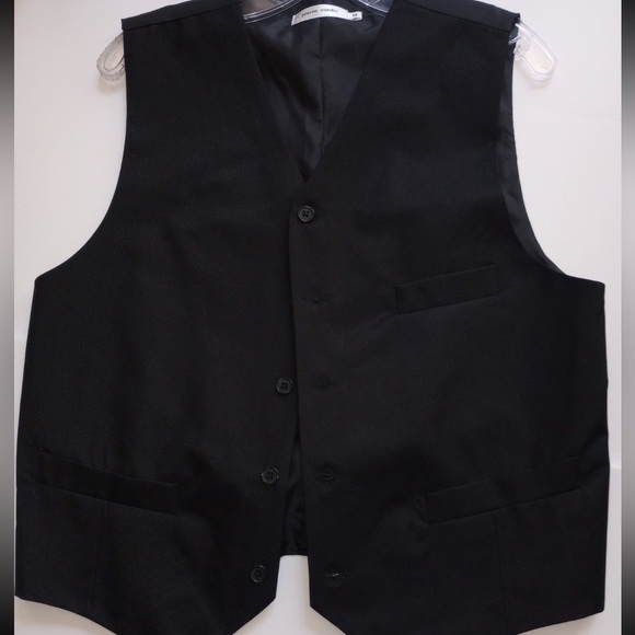 Pierre Cardin Size Medium Eclectic Grandpa, Formal Black Bow-Tie Vest - Picture 1 of 11